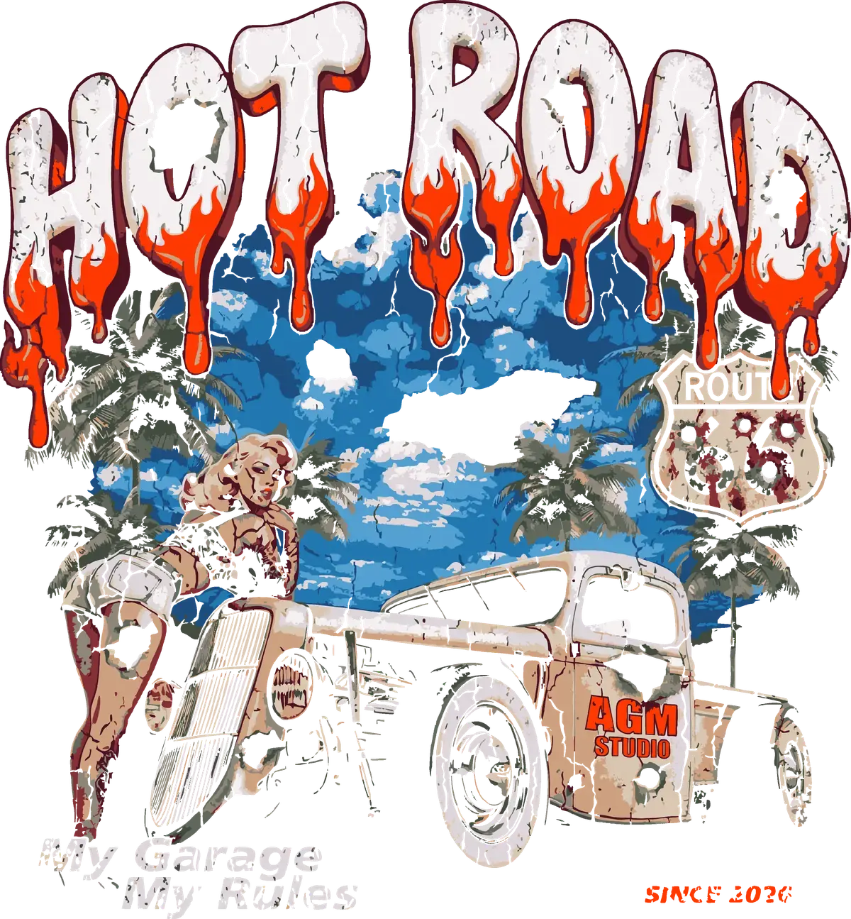 Hot Road — Diseño